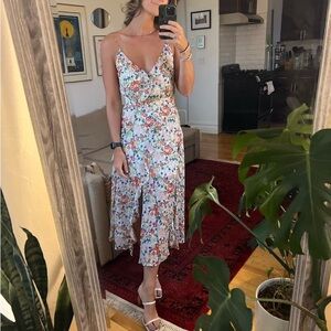 SALONI Ayla-B Dress‎ in Day Rosette 100% silk 6